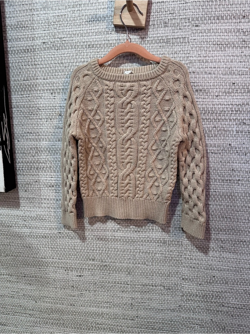 Jamie Kay Cable Knit Sweater - Beige